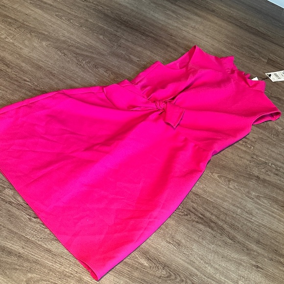 MANGO
Bow Short Dress. Pink . NEW - Picture 4 of 7